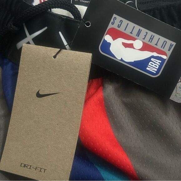 Nike Swingman Brooklyn Nets City Edition Basketball Shorts Small DX8694-010 - Picture 3 of 8